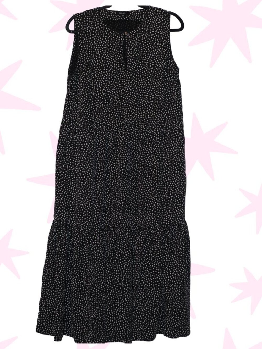 Saint + Sofia 100% tencel maxi dress with pockets size 10